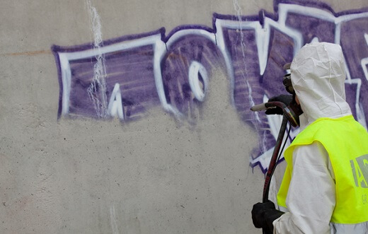 Comment faire pour enlever un graffiti?